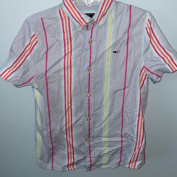 Vineyard Vines Whale Plaid Button Down Shirt - Picture 1 of 5